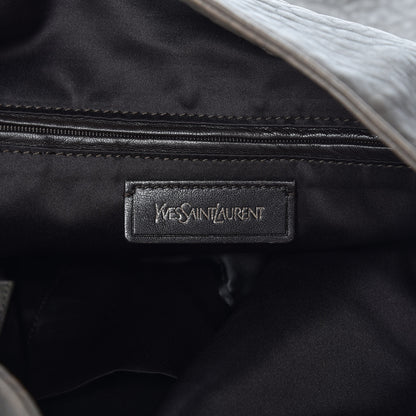 Saint Laurent Sheepskin Large Roady Hobo Grey 6 of 19