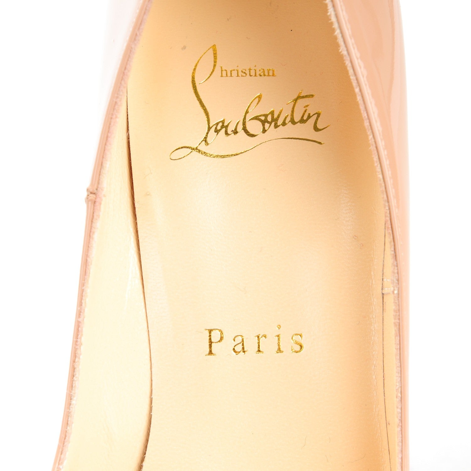 Christian Louboutin Patent So Kate 120 Pumps 36.5 Nude 8 of 8