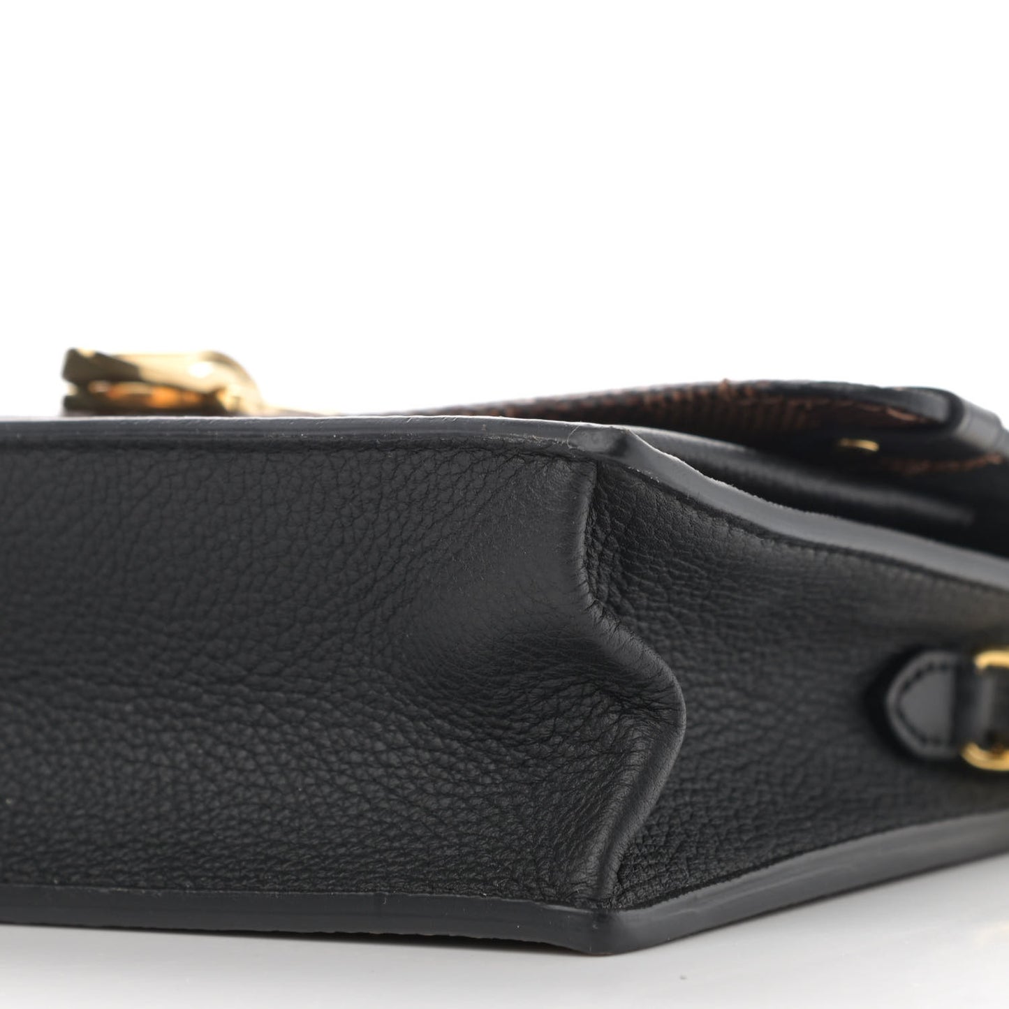 Damier Ebene Vavin Chain Wallet Black