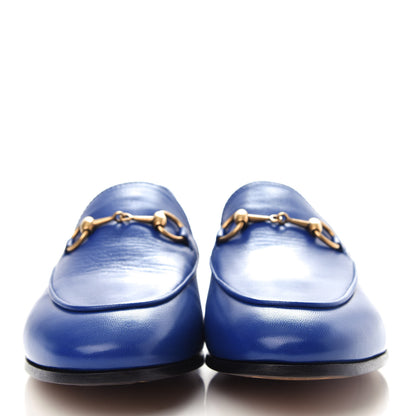 Gucci Malaga Kid Womens Jordaan Loafers 37 Electric Blue 2 of 11