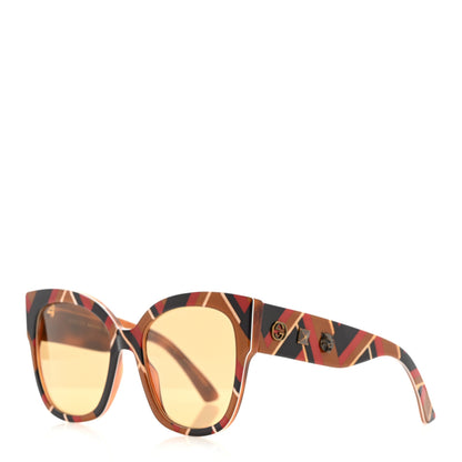 Gucci Acetate Square Frame Sunglasses GG0059S Multicolor 1 of 7