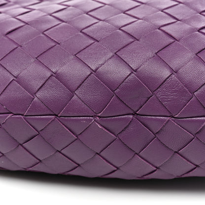 Bottega Veneta Nappa Intrecciato Teen Jodie Hobo Eggplant 9 of 10
