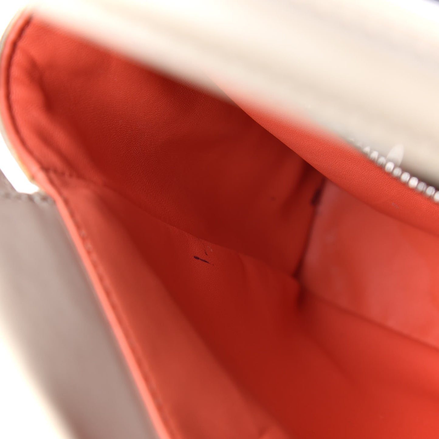 Vitello Morgan Shiny Nappa Medium Peekaboo Iconic Satchel Latte Azalea
