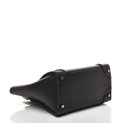 Celine Smooth Calfskin Mini Luggage Black 4 of 9