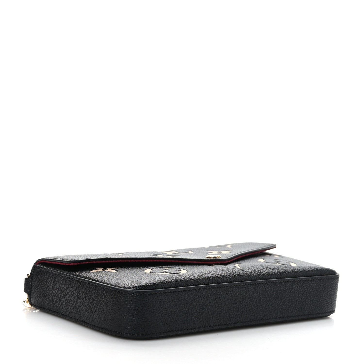 Louis Vuitton Empreinte Monogram Giant Felicie Pochette Black Beige 4 of 8