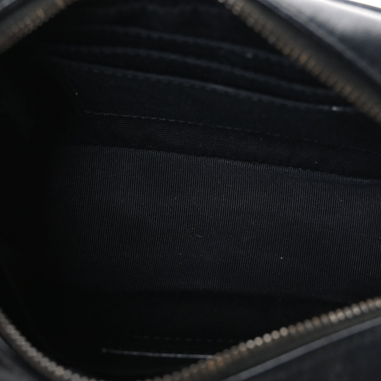 Calfskin Matelasse Monogram Lou Belt Bag Black