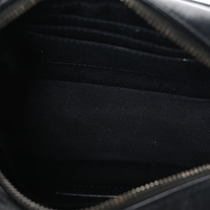 Saint Laurent Calfskin Matelasse Monogram Lou Belt Bag Black 4 of 9
