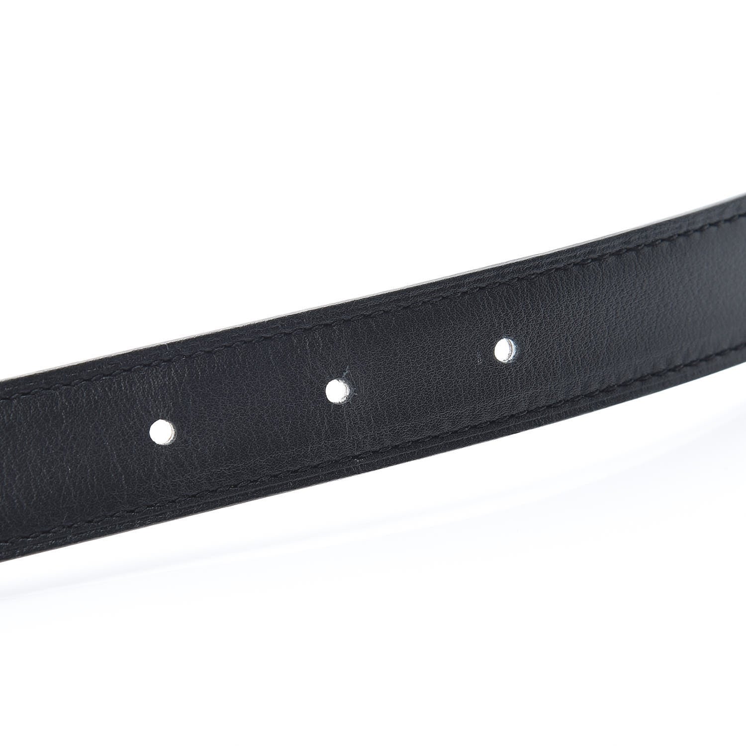 Hermes Swift Epsom 24mm Mini Constance H Belt 80 Black Etoupe 5 of 8