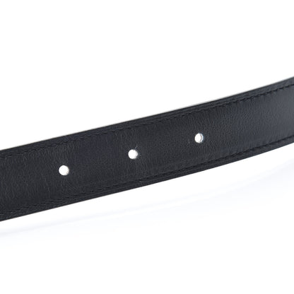 Hermes Swift Epsom 24mm Mini Constance H Belt 80 Black Etoupe 5 of 8