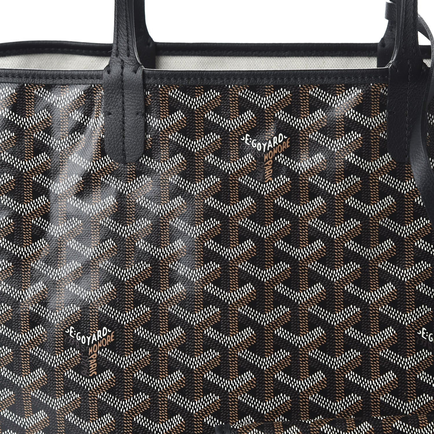 Goyard Goyardine Saint Louis PM Black 8 of 8