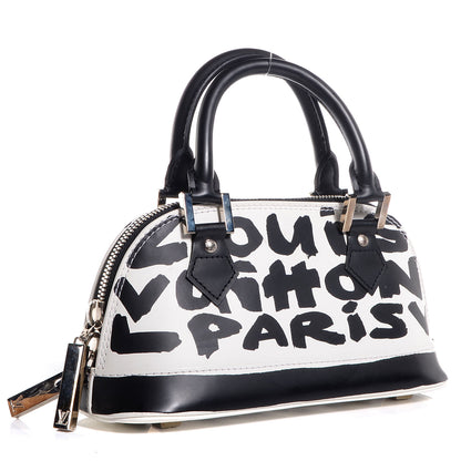Louis Vuitton Graffiti Alma PM Black 3 of 7