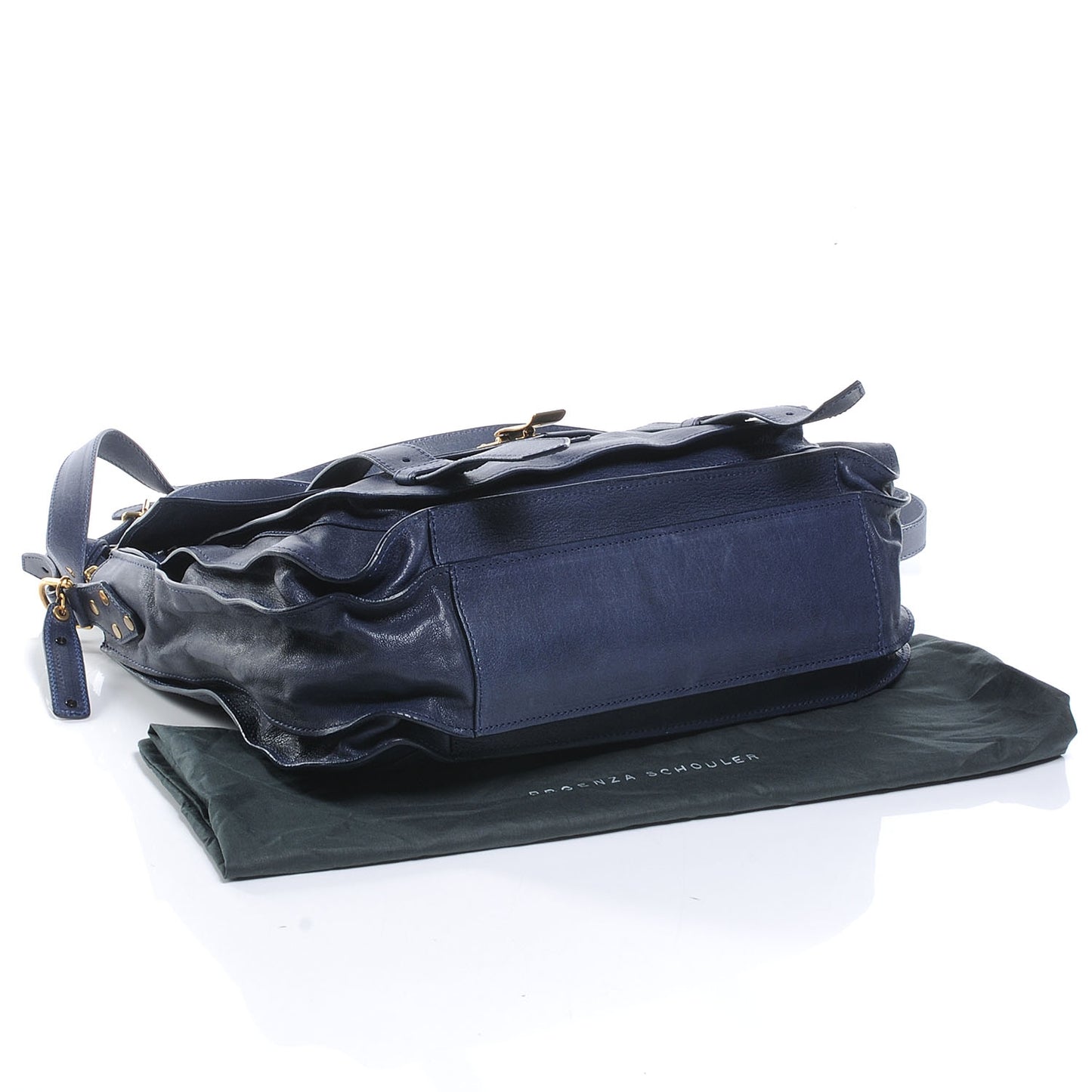 Lambskin PS1 Large Satchel Marine