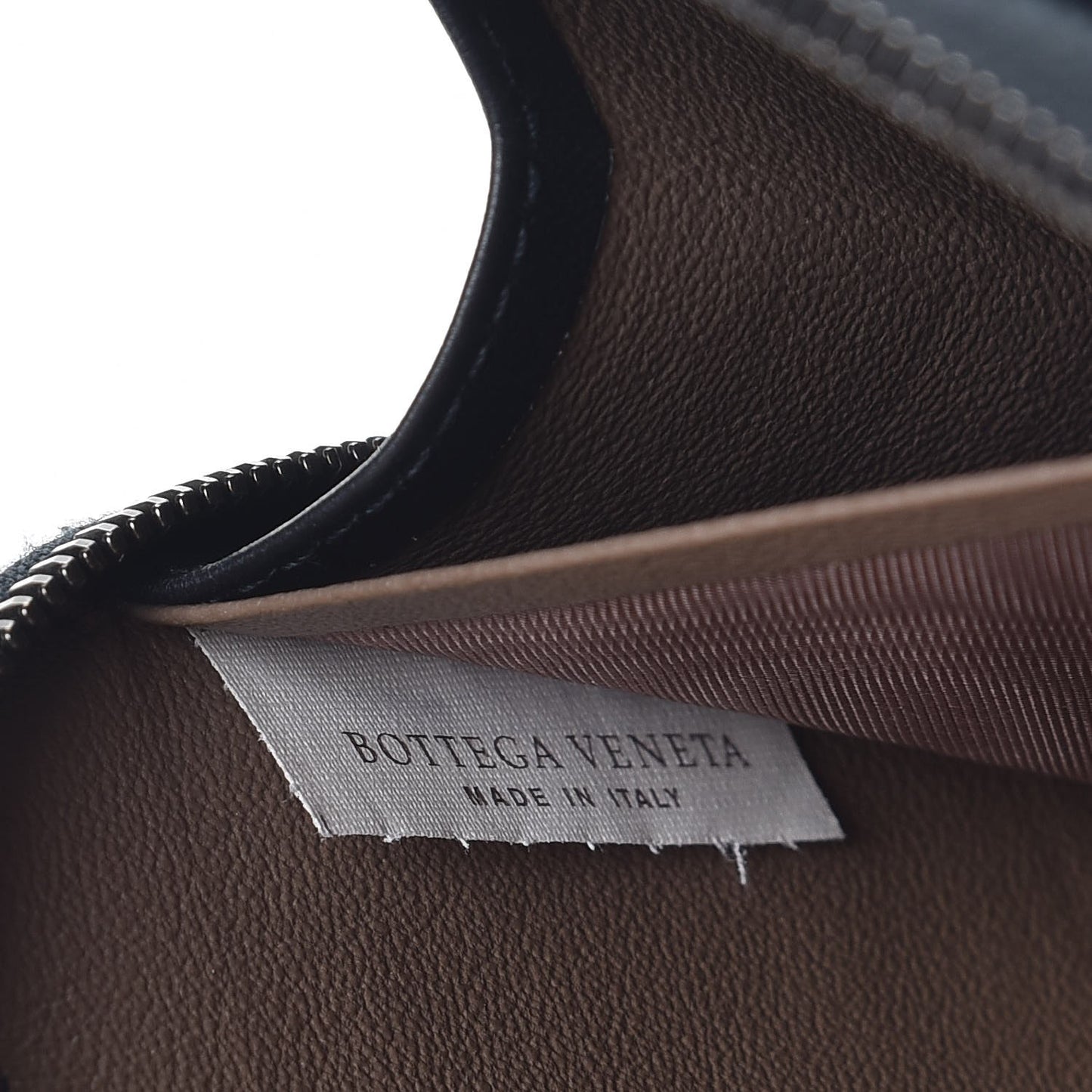 Nappa Intrecciato Flat Zip Pouch