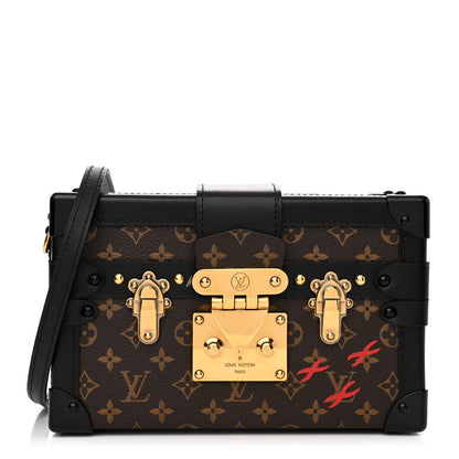 Louis Vuitton Monogram Petite Malle Black 1 of 10