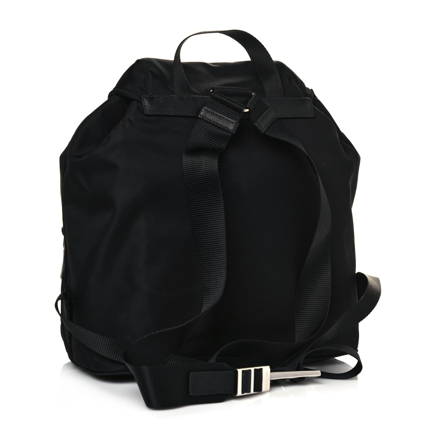 Prada Nylon Vela Backpack Black 2 of 10