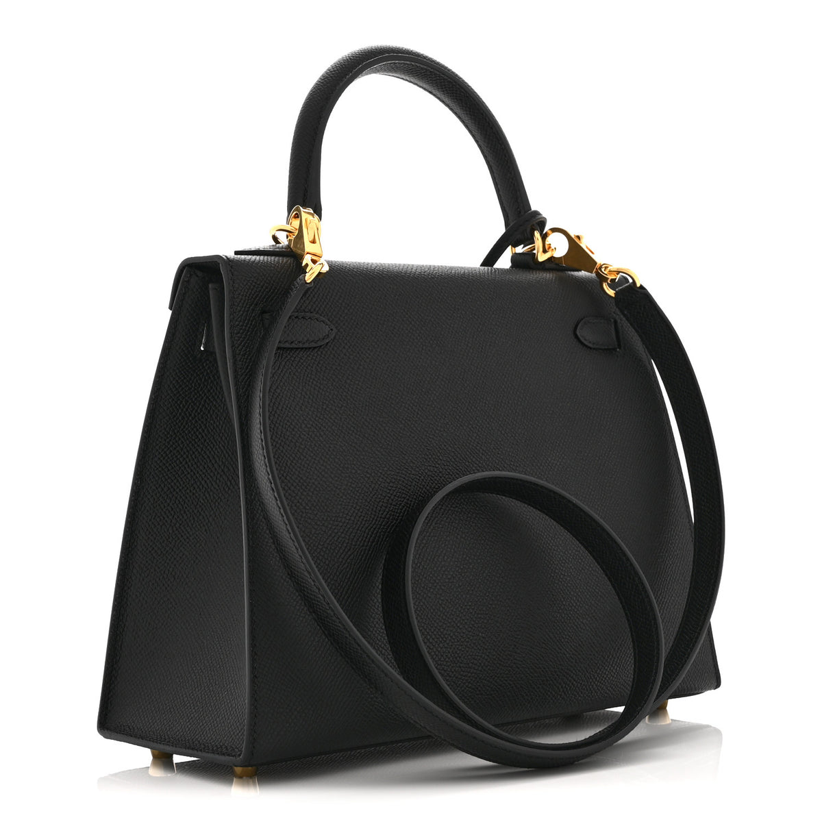 Hermes Epsom Kelly Sellier 25 Black 3 of 11