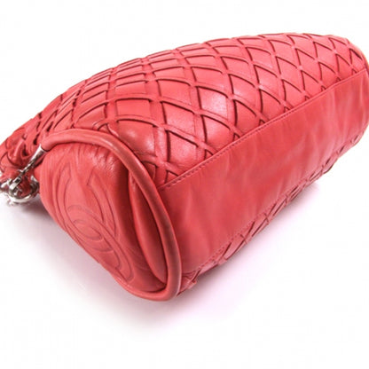Chanel Interwoven Leather Framed Bag 5 of 13