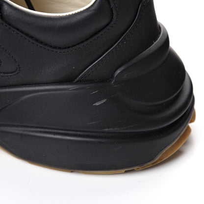 Gucci X SEGA Calfskin Logo Mens Rhyton Sneakers 8 Black 13 of 15