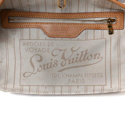 Louis Vuitton Damier Azur Neverfull PM 7 of 18