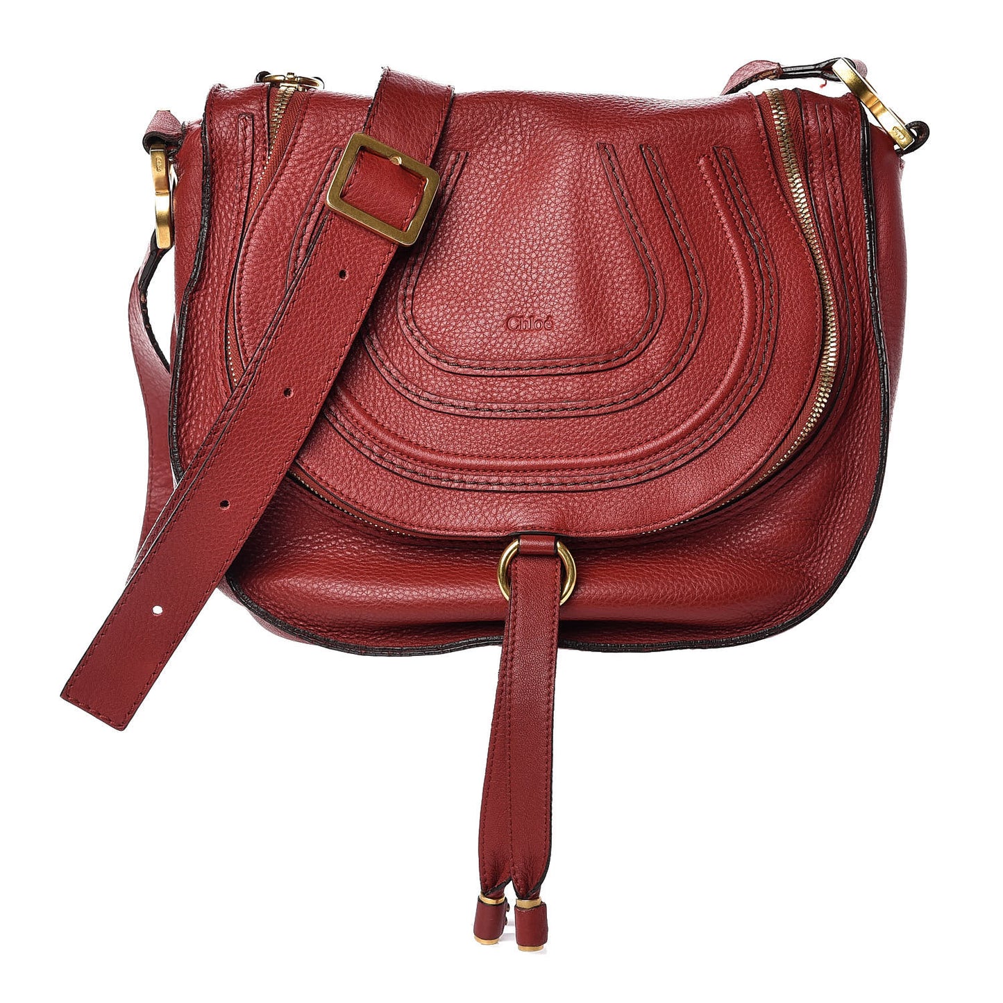 Calfskin Medium Marcie Crossbody BagBerry Cupcake