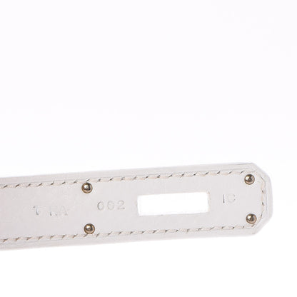 Hermes Taurillon Clemence Birkin 30 White 15 of 36