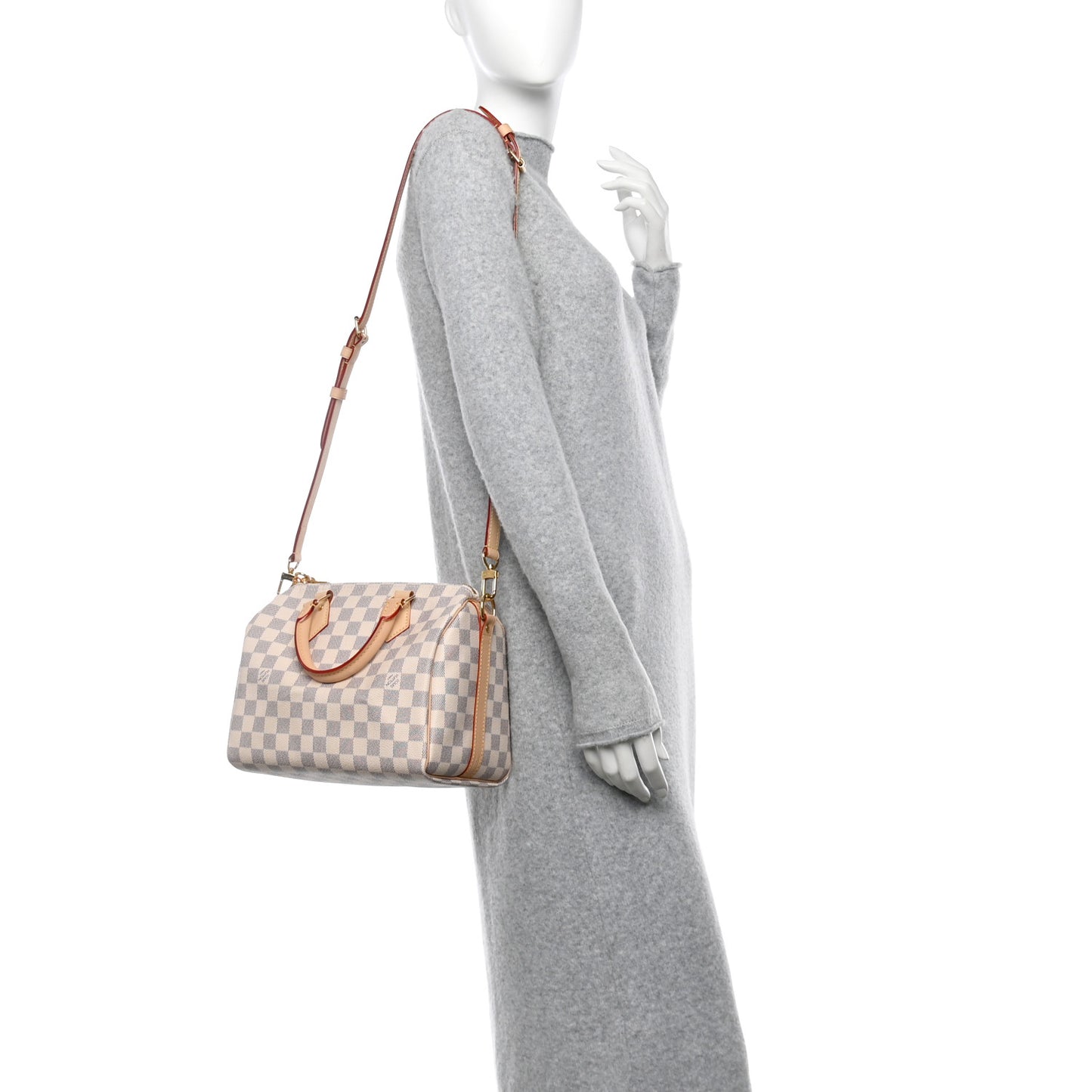 Damier Azur Speedy Bandouliere 25