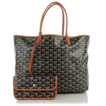 Goyard Goyardine Saint Louis PM Black Gold 1 of 8