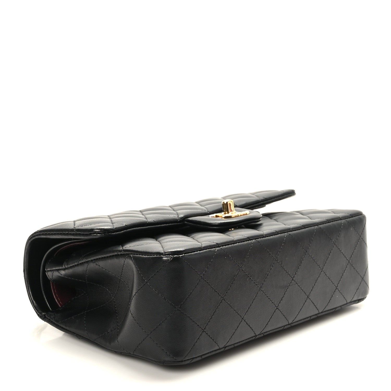 Chanel Lambskin Quilted Small Double Flap Black 4 of 11