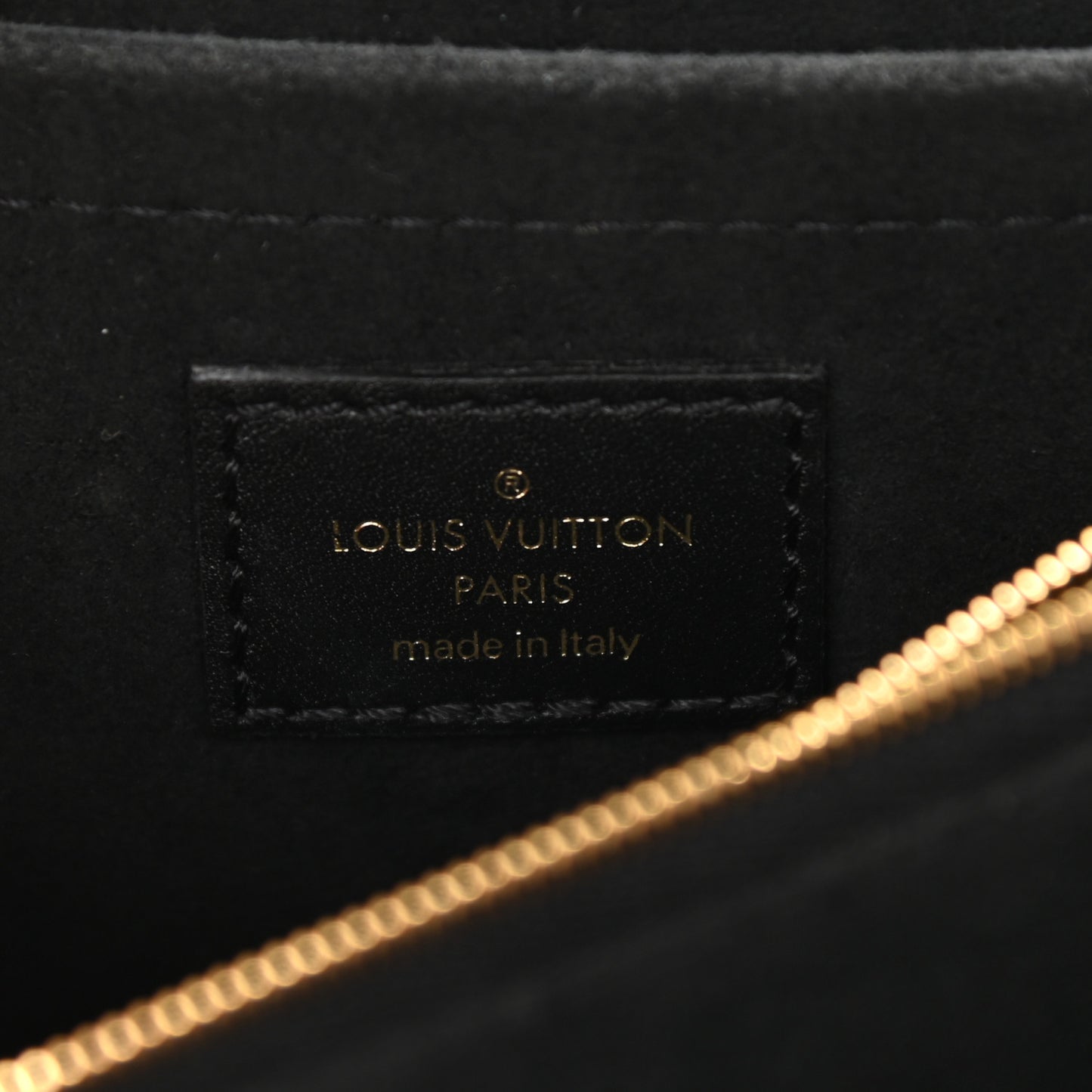 Calfskin LV New Wave Chain Bag Black