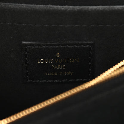 Louis Vuitton Calfskin LV New Wave Chain Bag Black 6 of 9