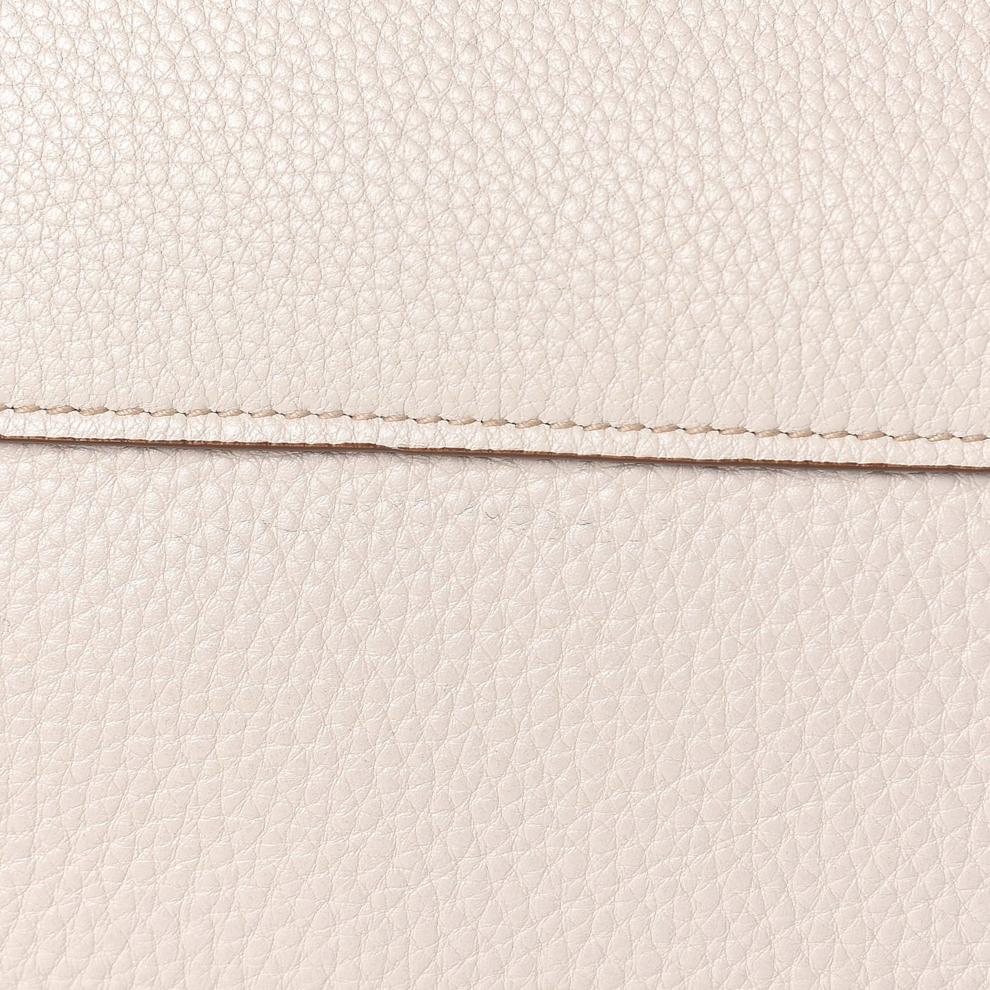 Calfskin Large Concept Shopper Tote Off White