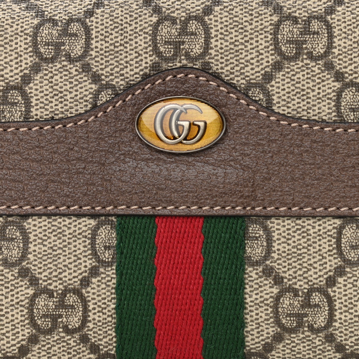 Gucci GG Supreme Monogram Ophidia Belted iPhone Case 75 30 Dark Brown 8 of 11
