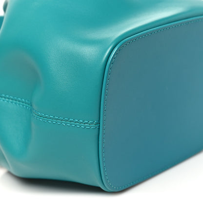 Bulgari Calfskin Serpenti Forever Bucket Bag Tropical Turquoise 8 of 9