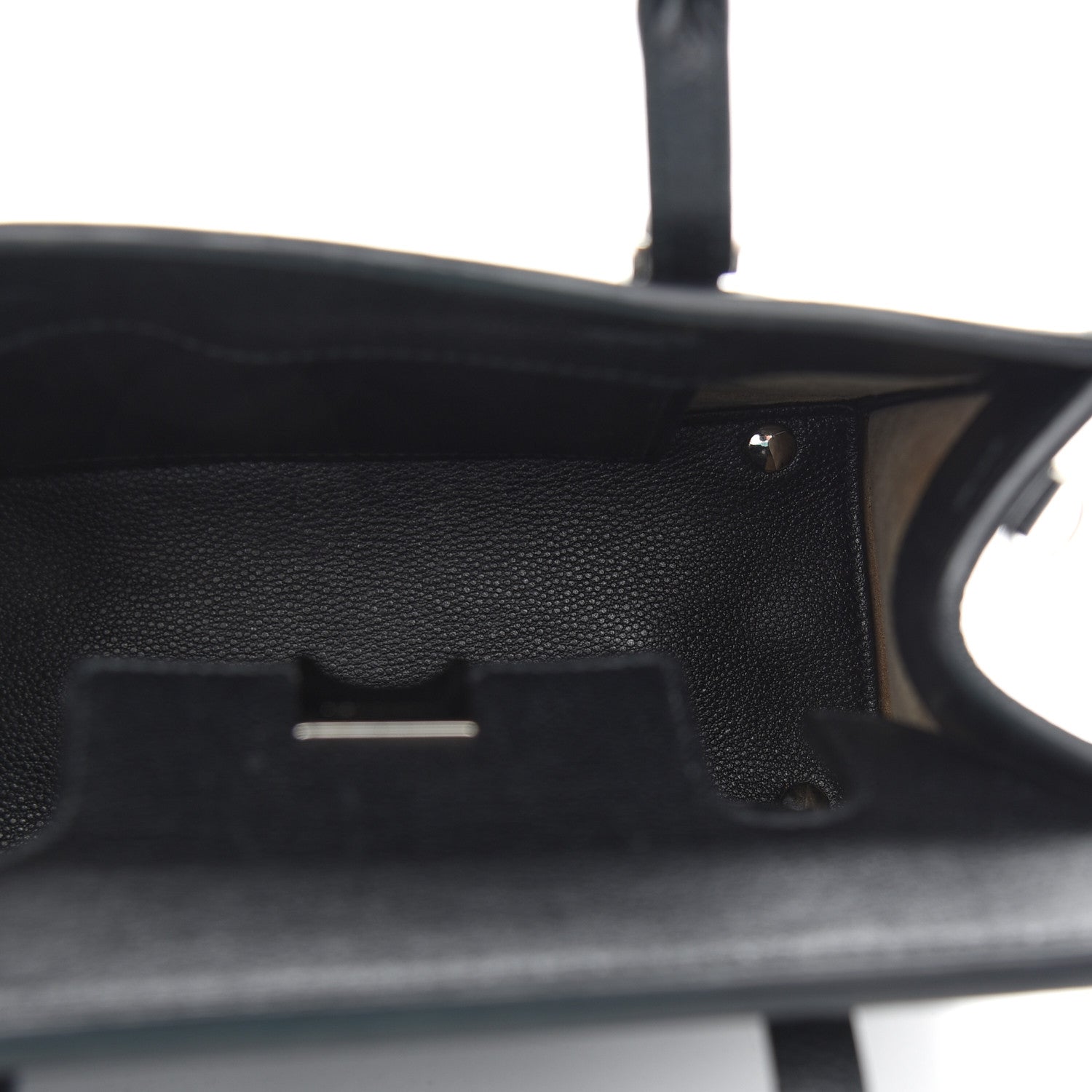Balenciaga Grained Calfskin Papier Mini Flap Tote Black 7 of 9