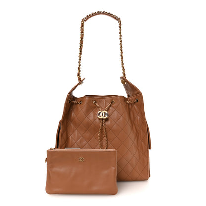 Chanel Caviar Quilted Medium Chanel 25 Handbag Brown 3 of 12