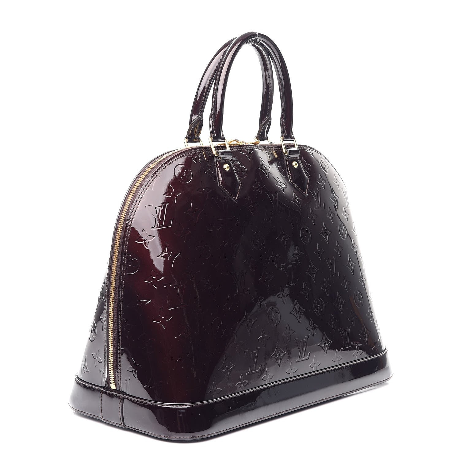 Louis Vuitton Vernis Alma GM Amarante 3 of 10
