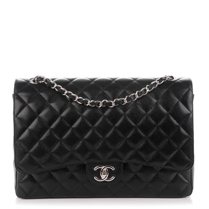Chanel Caviar Quilted Maxi Double Flap Black 1 of 7