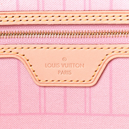 Louis Vuitton Damier Azur Neo Neverfull GM Rose Ballerine 15 of 15