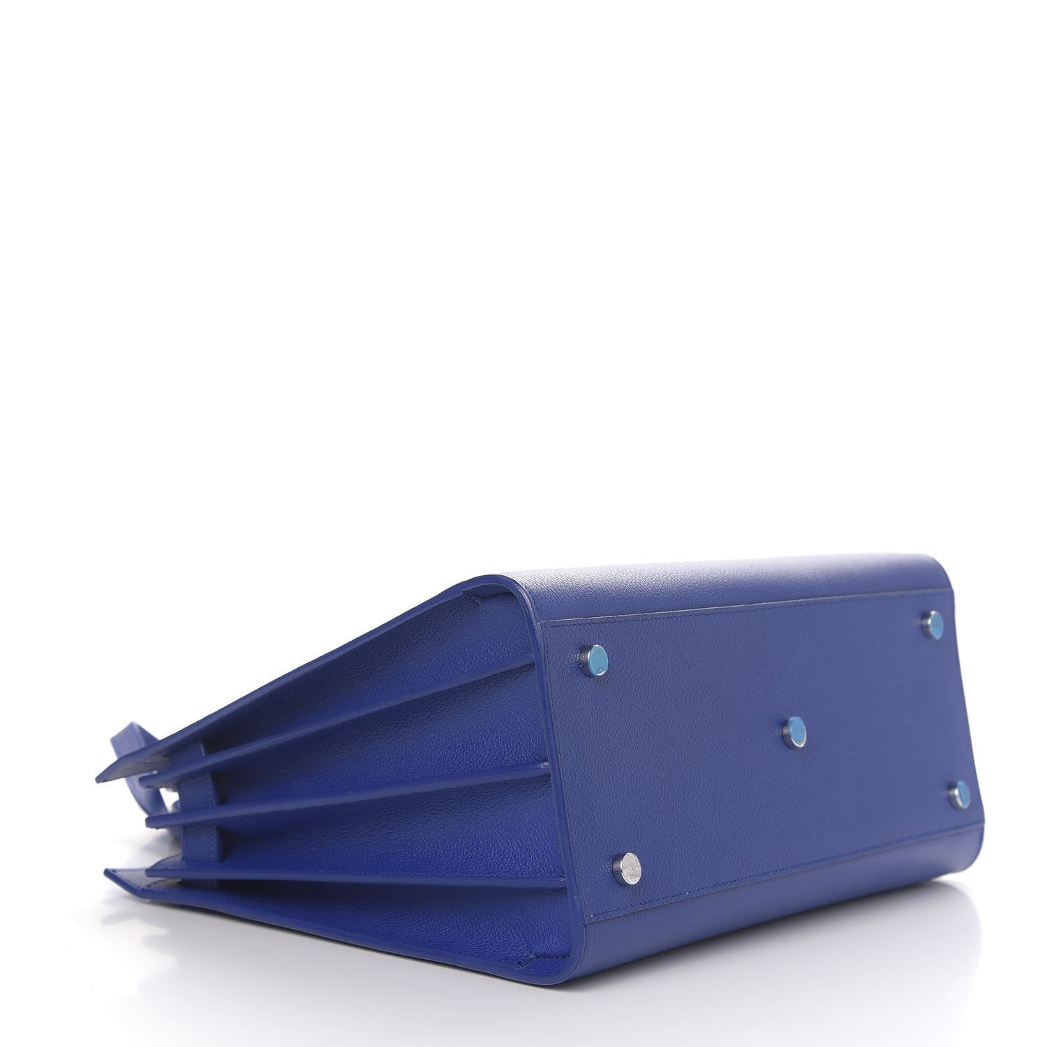 Saint Laurent Grained Calfskin Small Sac De Jour Outremer 4 of 12