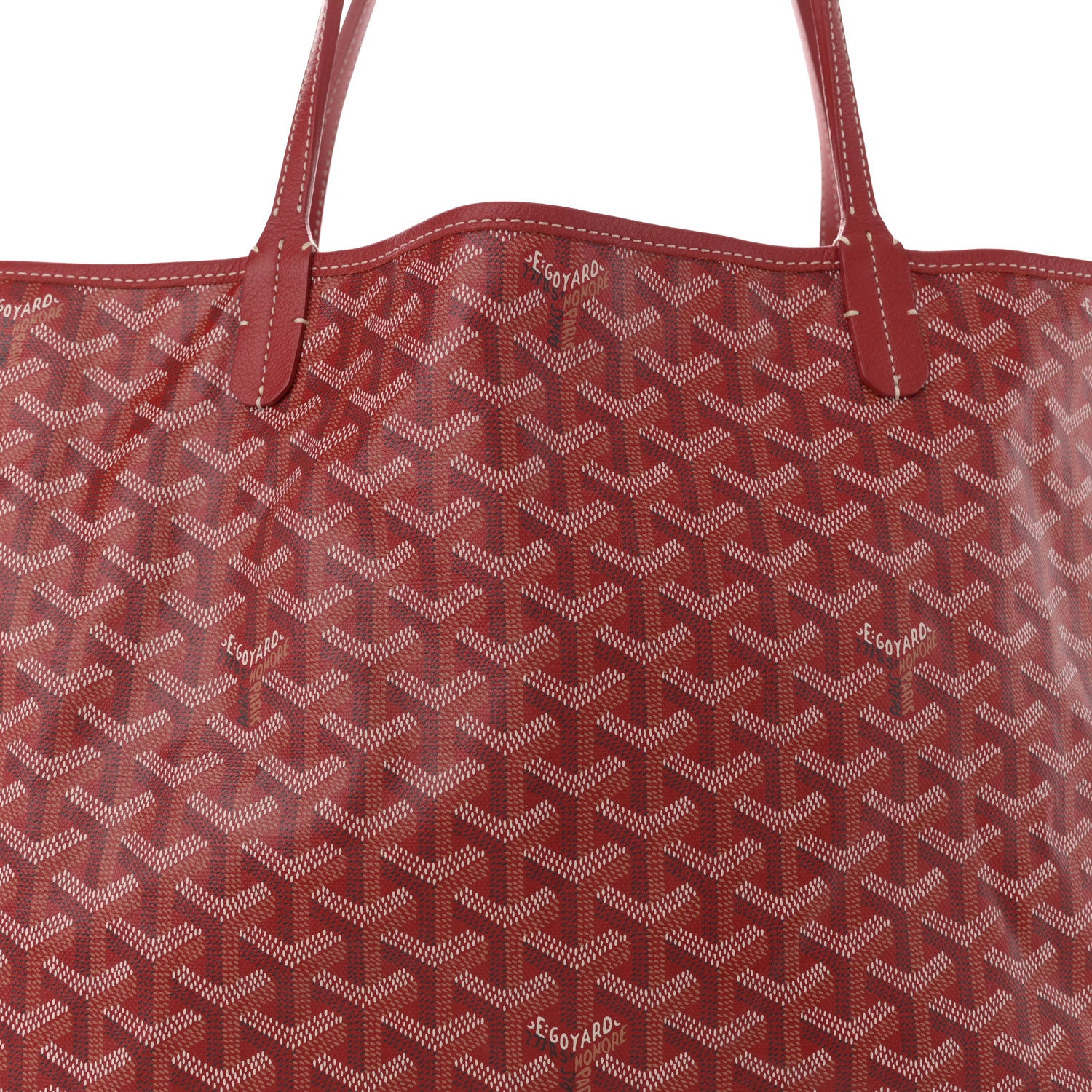 Goyard Goyardine Saint Louis GM Red 9 of 12