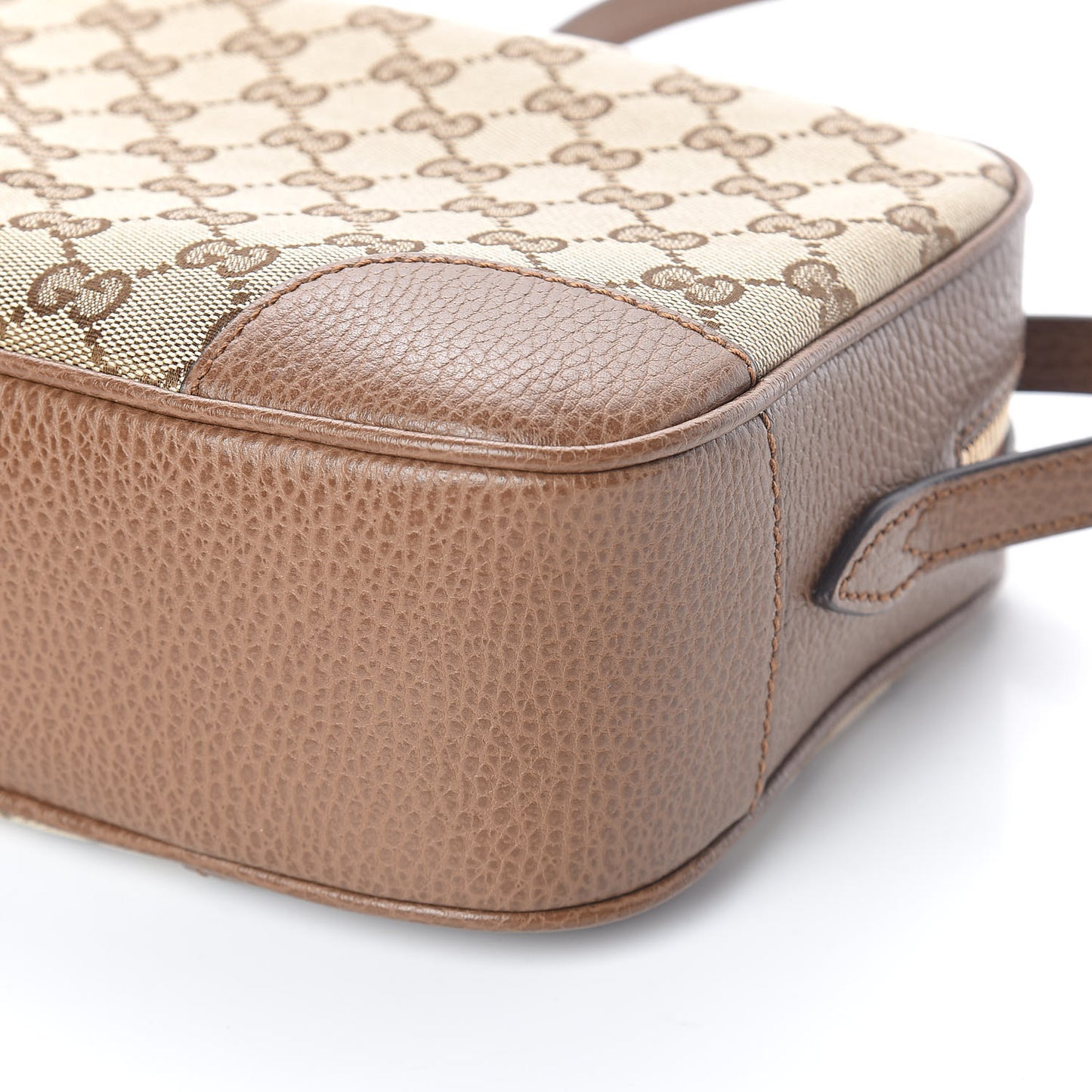 Monogram Mini Bree Messenger Bag Beige Tabacco