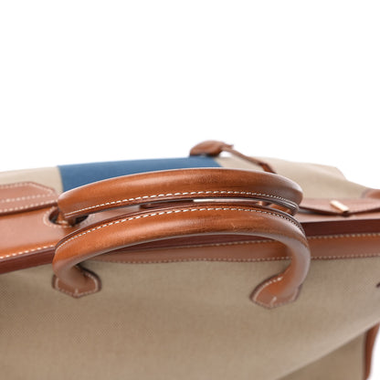 Hermes Toile Natural Barenia Flag Birkin 40 Fauve 33 of 33