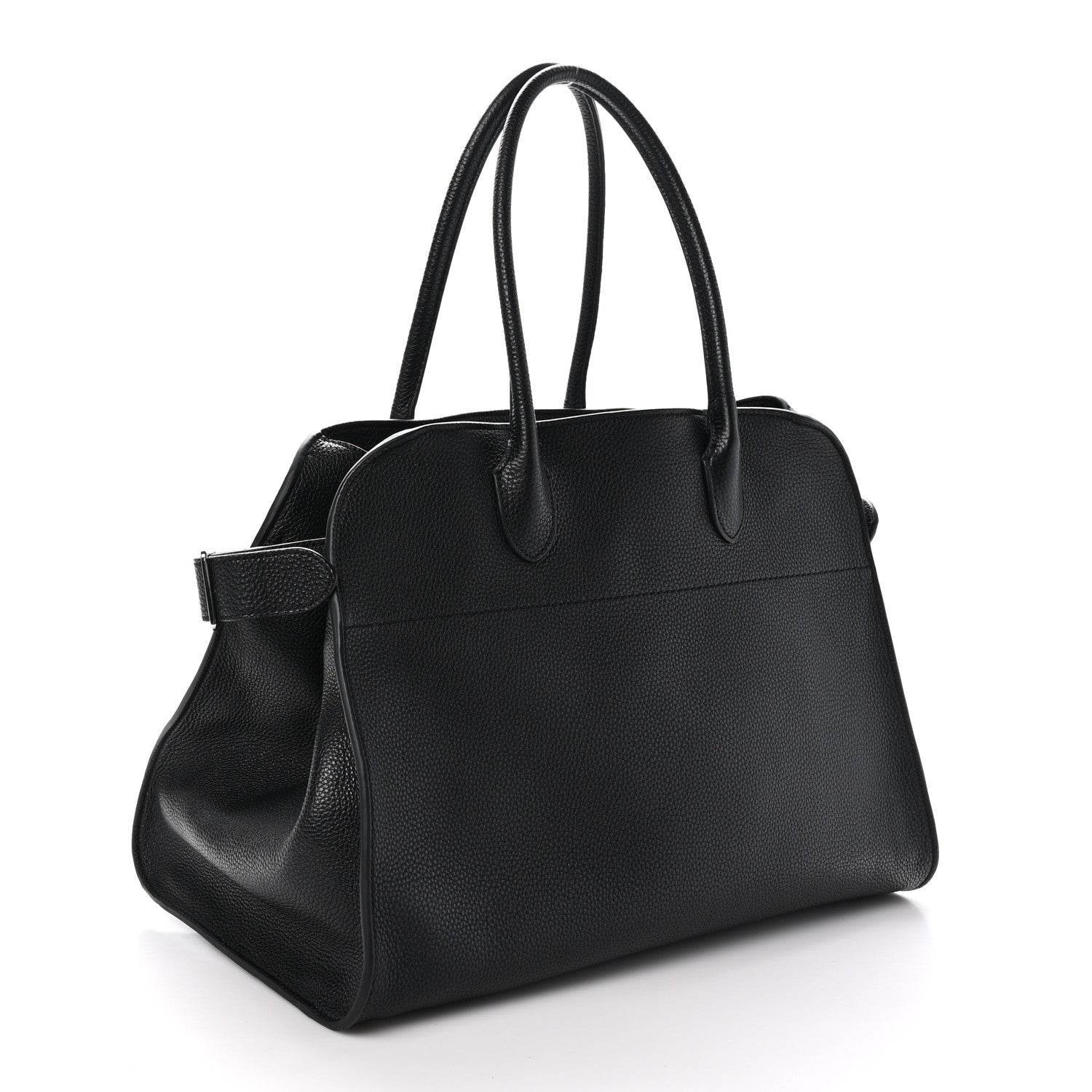 The Row Matte Grained Calfskin Soft Margaux 15 Black 3 of 11