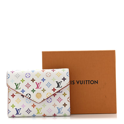 Louis Vuitton LV x TM Monogram Multicolor Victorine Wallet White 10 of 10