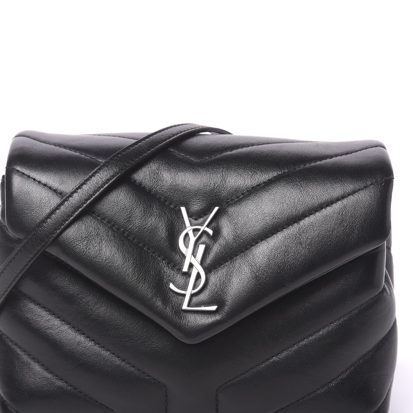 Calfskin Y Quilted Monogram Toy Loulou Crossbody Bag