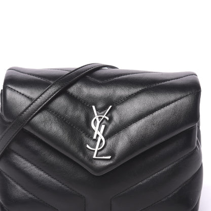 Saint Laurent Calfskin Y Quilted Monogram Toy Loulou Crossbody Bag 9 of 9