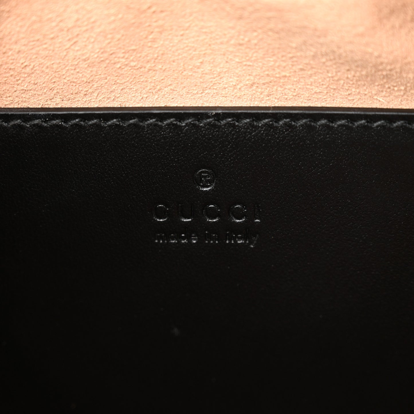 Calfskin Matelasse Small GG Marmont Chain Shoulder Bag Black