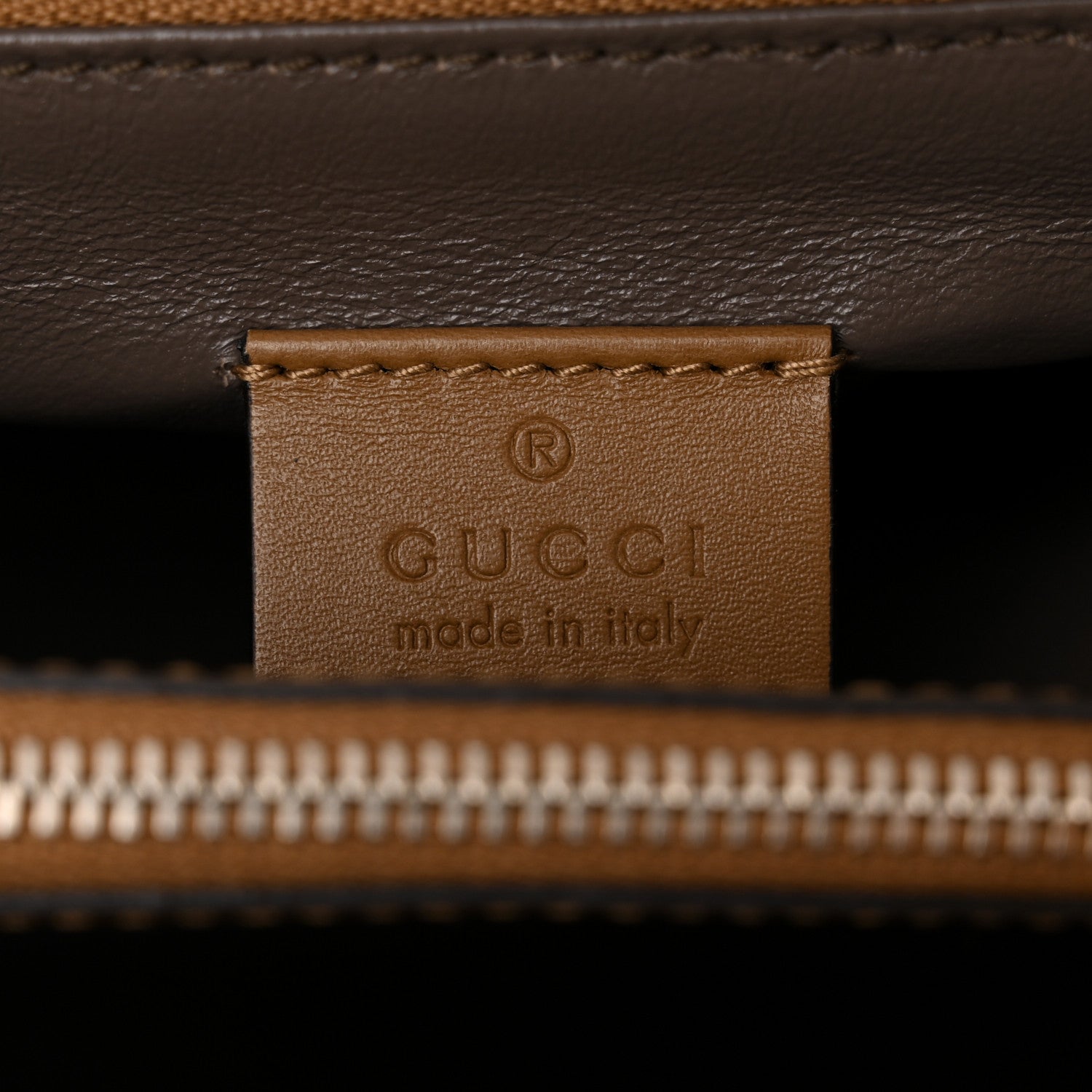 Gucci Smooth Calfskin Medium Zumi Top Handle Bag Friky Taupe 6 of 11
