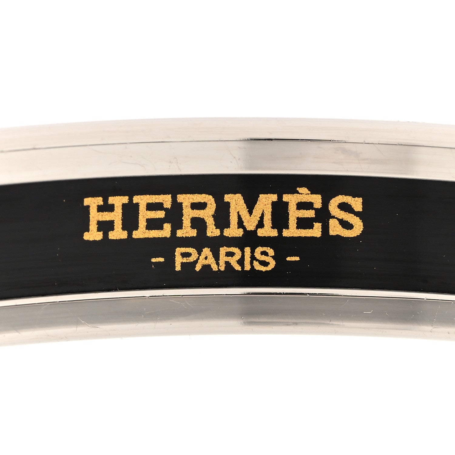 Hermes Enamel Printed Narrow Caleche Bracelet 65 Rouge H 4 of 4