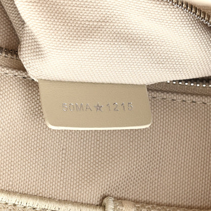 Christian Dior Canvas Embroidered Medium Book Tote With Strap Beige Pink Black 7 of 10